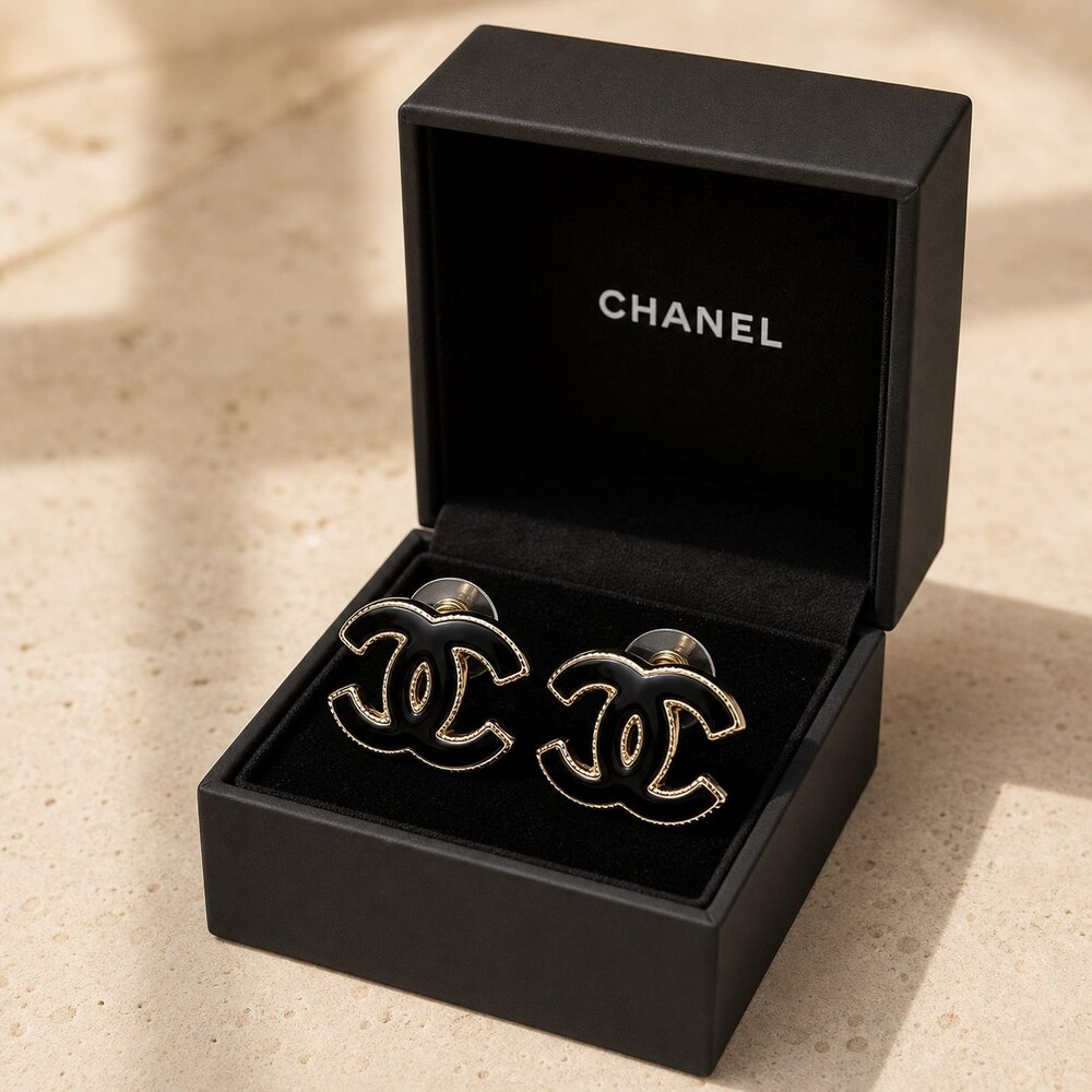 CHANEL Classic Parisian Earrings Style 38 | New with Box - Picture 2 of 9